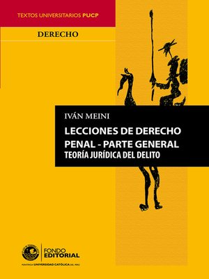 cover image of Lecciones de  derecho penal